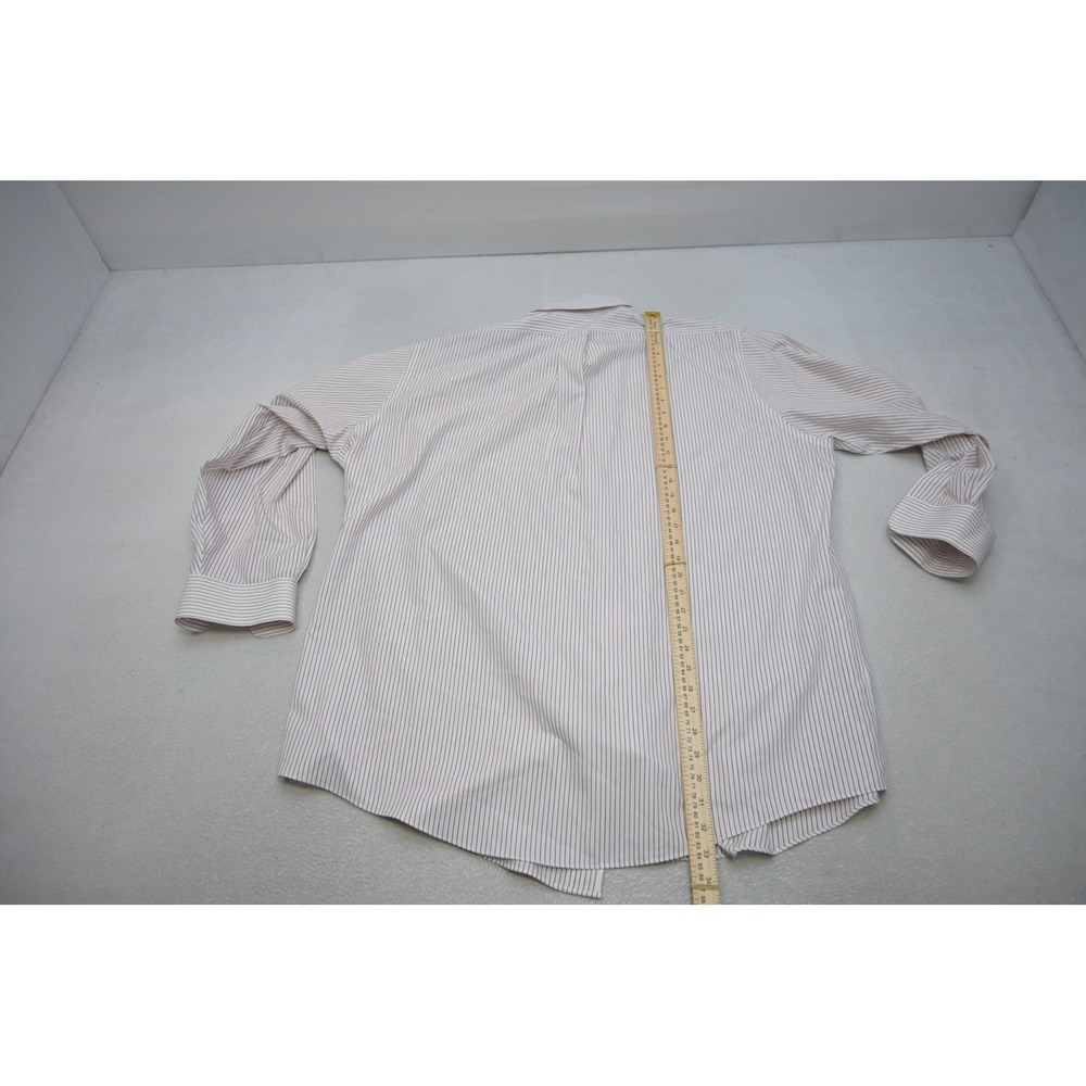 Brooks Brothers Button Down Shirt Mens XL 17.5-34 Traditional Fit Striped EUC - Picture 10 of 10